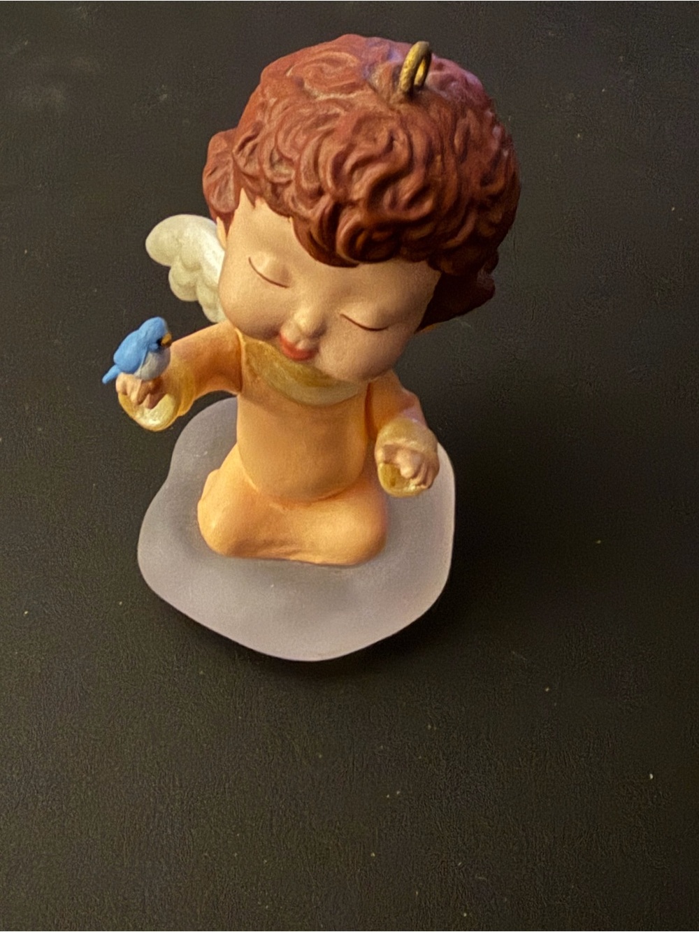 Camellia Angel Collector Series Resin Figurine Boxed Signed Mary Hamilton 1995